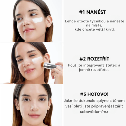 Podkladová báze 2 v 1 s integrovaným štětcem